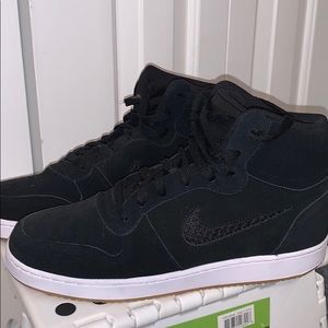 Women’s Black Nike High Tops (size 10)